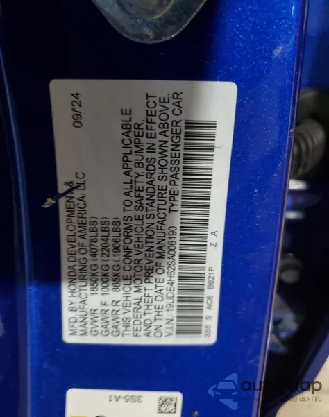 19UDE4H62SA006190